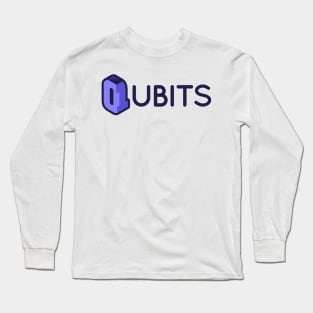 Qubits (analogue + blue) Long Sleeve T-Shirt